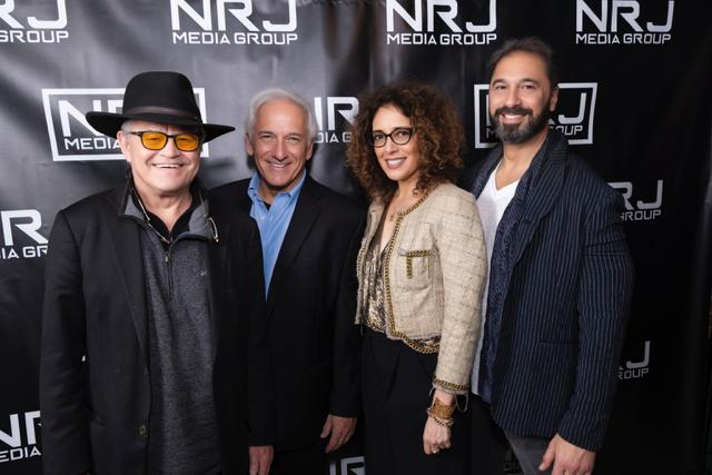 Micky Dolenz, Jeffrey Sherman, Norma Garcia, Rich Reid NRJ Media Group celebrates its official launch with celebrity guests at Vitello’s Restaurant (photo: Alex J. Berliner/ABImages)