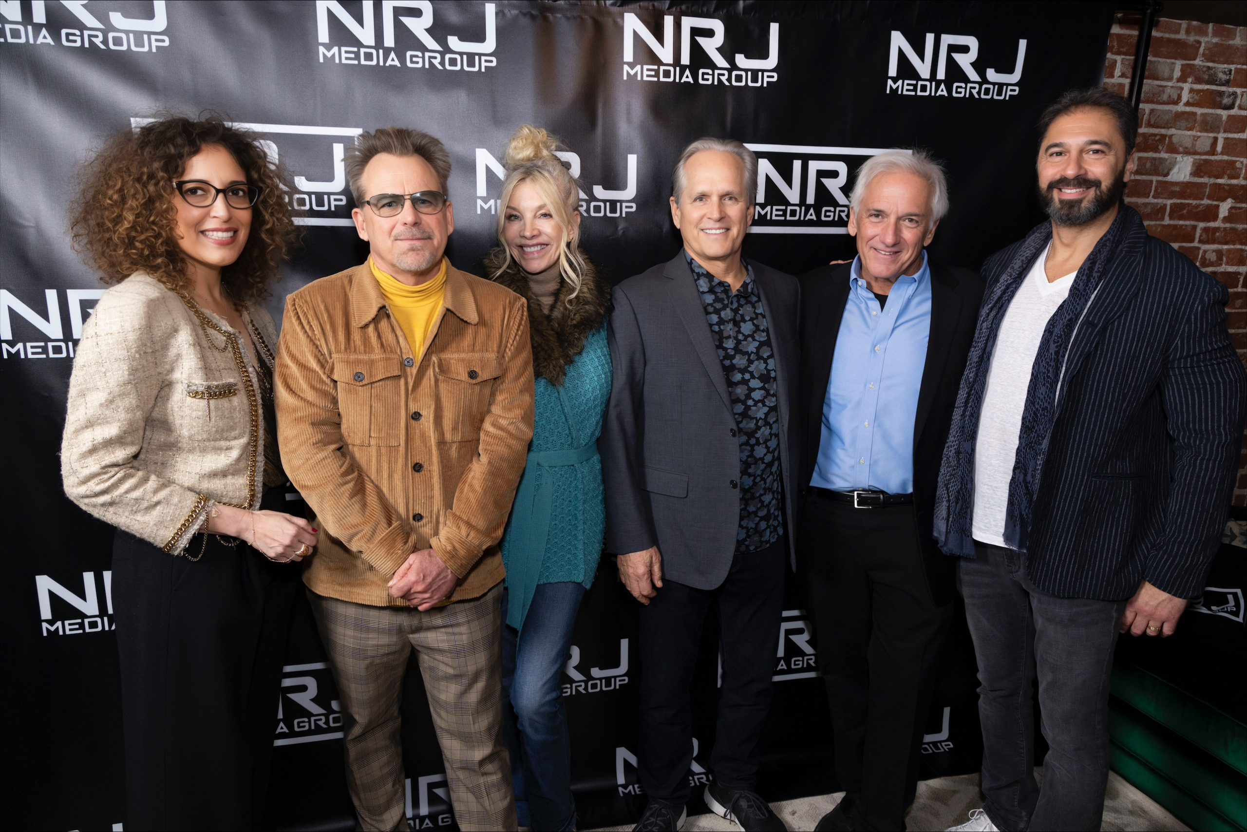 Norma Garcia, Kin Shriner, Trish Ramis, Gregory Harrison, Jeffrey Sherman, Rich Reid NRJ Media Group celebrates its official launch with celebrity guests at Vitello’s Restaurant (photo: Alex J. Berliner/ABImages)