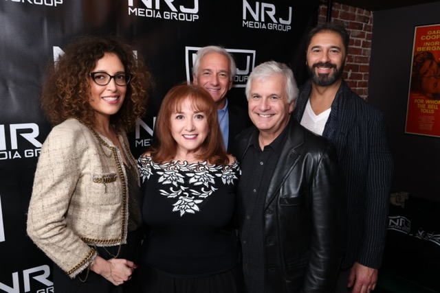 Norma Garcia, Hope Juber, Lawrence Juber, Jeffrey Sherman, Rich Reid NRJ Media Group celebrates its official launch with celebrity guests at Vitello’s Restaurant (photo: Alex J. Berliner/ABImages)
