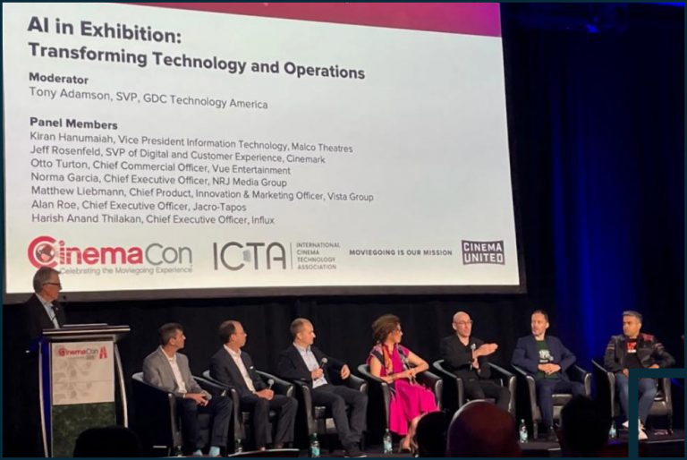 As featured in Variety's coverage of CinemaCon 2025, where Norma Garcia spoke on AI and storytelling. Photo Credit: Carolyn Giardina for Variety